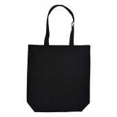 Katoenen tas met lange hengsels en bodem, 300 gr/m² Katoenen tas met lange hengsels en bodem, 300 gr/m²